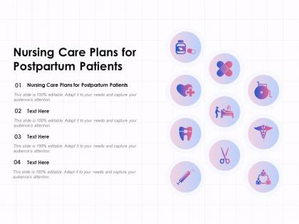 Nursing care plans for postpartum patients ppt powerpoint presentation introduction