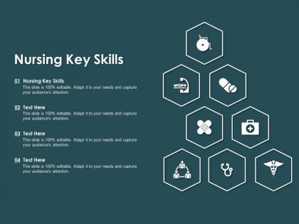 Nursing key skills ppt powerpoint presentation pictures icons