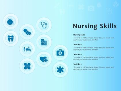 Nursing skills ppt powerpoint presentation professional graphics pictures