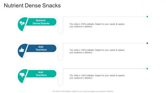 Nutrient Dense Snacks In Powerpoint And Google Slides Cpb