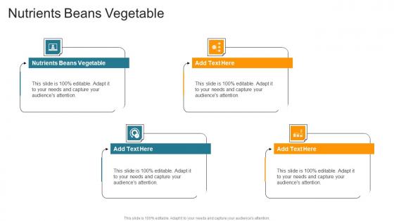 Nutrients Beans Vegetable In Powerpoint And Google Slides Cpb