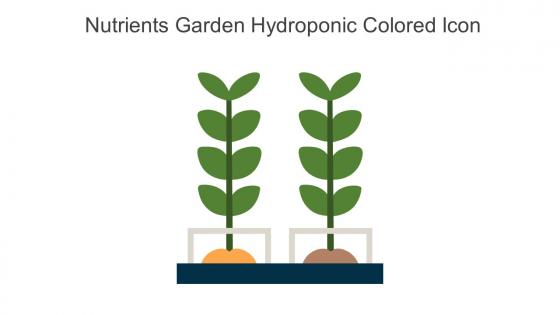Nutrients Garden Hydroponic Colored Icon In Powerpoint Pptx Png And Editable Eps Format