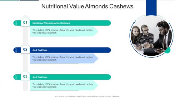 Nutritional Value Almonds Cashews In Powerpoint And Google Slides Cpb
