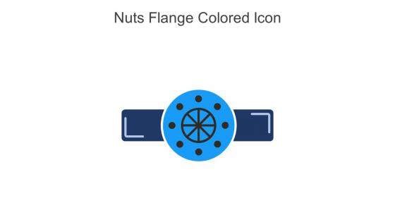 Nuts Flange Colored Icon In Powerpoint Pptx Png And Editable Eps Format