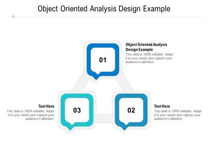 Object oriented analysis design example ppt powerpoint presentation icon demonstration cpb