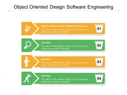 Object oriented design software engineering ppt powerpoint presentation infographics maker cpb