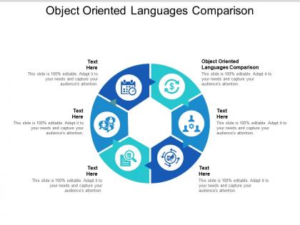 Object oriented languages comparison ppt powerpoint presentation layouts show cpb