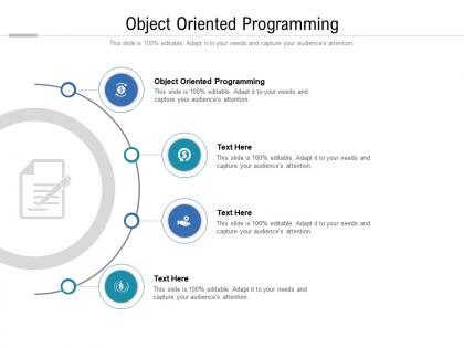 Object oriented programming ppt powerpoint presentation file brochure cpb
