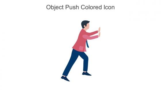 Object Push Colored Icon In Powerpoint Pptx Png And Editable Eps Format