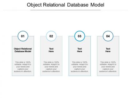 Object relational database model ppt powerpoint presentation ideas graphics pictures cpb