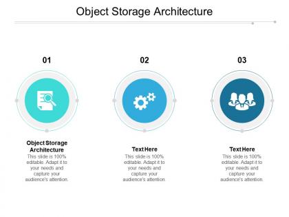 Object storage architecture ppt powerpoint presentation visual aids backgrounds cpb