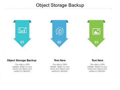 Object storage backup ppt powerpoint presentation inspiration slide cpb