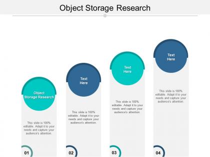 Object storage research ppt powerpoint presentation ideas example cpb