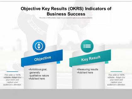 Objective key results okrs indicators of business success