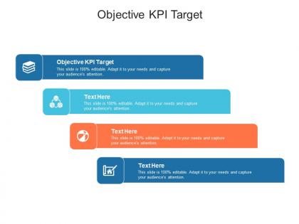 Objective kpi target ppt powerpoint presentation examples cpb