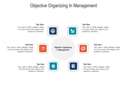 Objective organizing in management ppt powerpoint presentation inspiration guide cpb