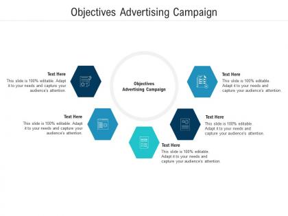 Objectives advertising campaign ppt powerpoint presentation ideas portfolio cpb