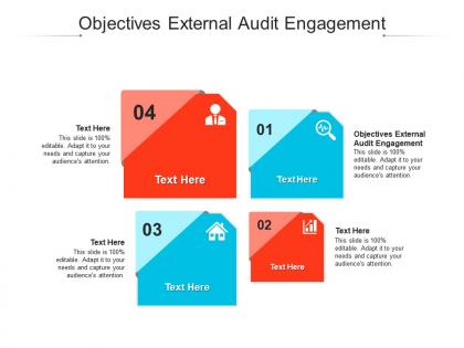 Objectives external audit engagement ppt powerpoint presentation infographic template gallery cpb