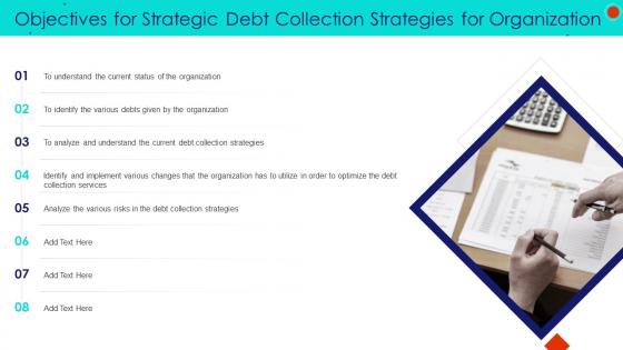 Objectives for strategic debt collection strategies for organization