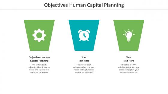 Objectives human capital planning ppt powerpoint presentation show cpb