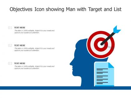 Objectives icon showing man with target and list