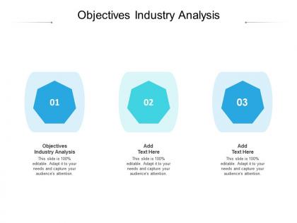 Objectives industry analysis ppt powerpoint presentation professional objects cpb