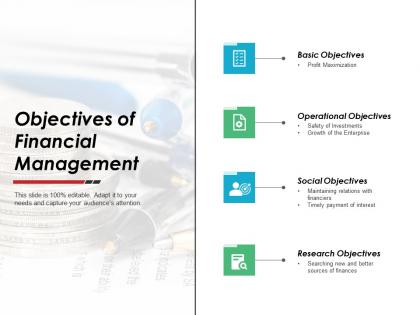 Objectives of financial management ppt powerpoint presentation file format