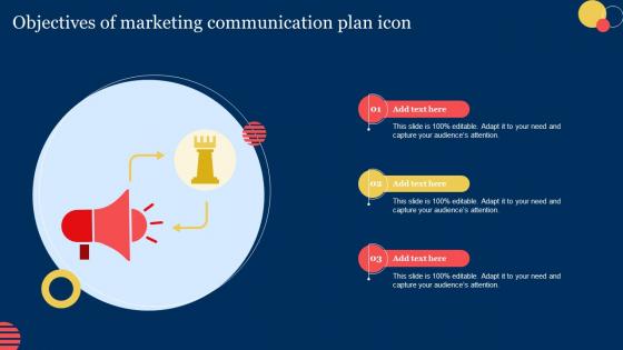 Objectives Of Marketing Communication Plan Icon