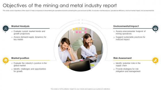 Objectives Of The Mining And Metal Industry Global Metals And Mining Industry Outlook IR SS