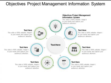 Objectives project management information system ppt powerpoint presentation styles smartart cpb