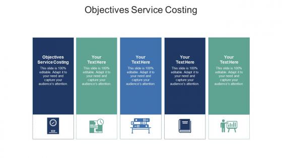 Objectives service costing ppt powerpoint presentation infographics example cpb