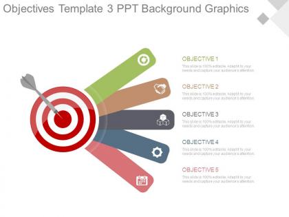 Objectives template3 ppt background graphics