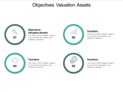 Objectives valuation assets ppt powerpoint presentation infographic template templates cpb