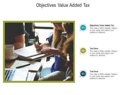 Objectives value added tax ppt powerpoint presentation icon guide cpb
