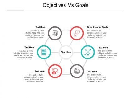 Objectives vs goals ppt powerpoint presentation styles infographics cpb