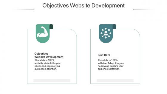 Objectives website development ppt powerpoint presentation ideas slide download cpb