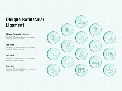 Oblique retinacular ligament ppt powerpoint presentation portfolio slideshow