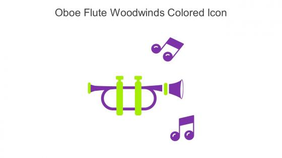 Oboe Flute Woodwinds Colored Icon In Powerpoint Pptx Png And Editable Eps Format