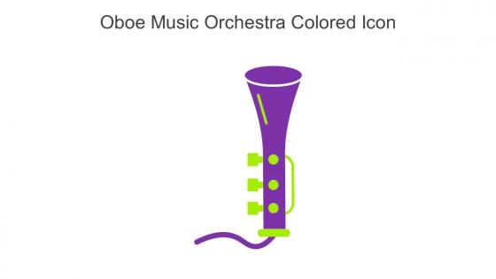 Oboe Music Orchestra Colored Icon In Powerpoint Pptx Png And Editable Eps Format