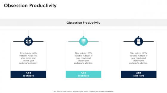 Obsession Productivity In Powerpoint And Google Slides Cpb