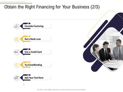 Obtain the right financing for your business business process analysis