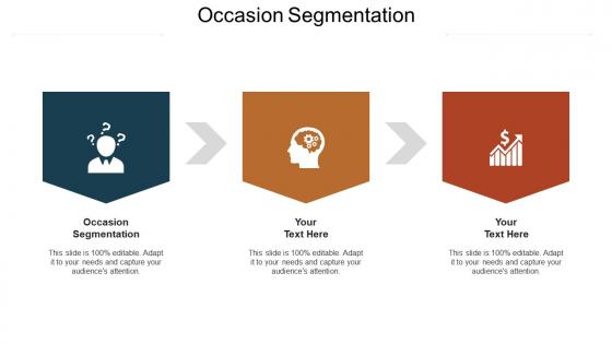 Occasion segmentation ppt powerpoint presentation model visual aids cpb
