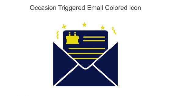 Occasion Triggered Email Colored Icon In Powerpoint Pptx Png And Editable Eps Format