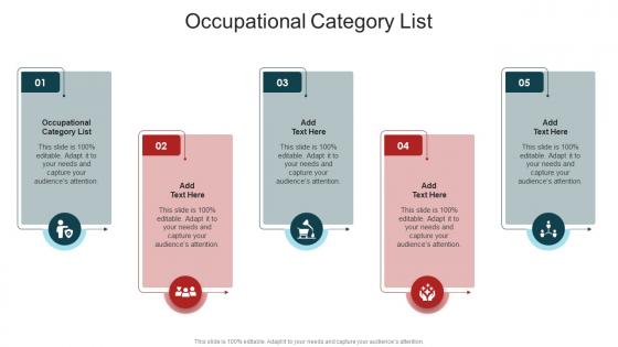Occupational Category List In Powerpoint And Google Slides Cpb