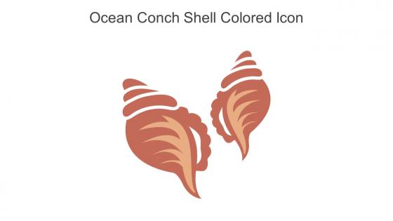 Ocean Conch Shell Colored Icon In Powerpoint Pptx Png And Editable Eps Format