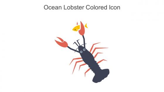 Ocean Lobster Colored Icon In Powerpoint Pptx Png And Editable Eps Format