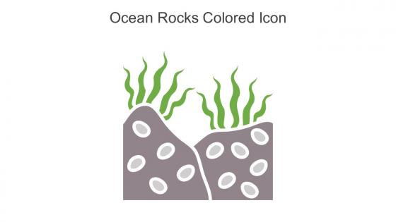 Ocean Rocks Colored Icon In Powerpoint Pptx Png And Editable Eps Format