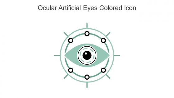 Ocular Artificial Eyes Colored Icon In Powerpoint Pptx Png And Editable Eps Format