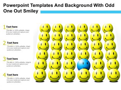 Odd one out smiley leadership templates themes 0812 templates with odd one out smiley
