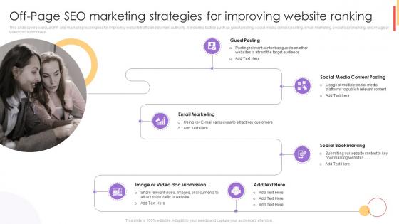 Off Page SEO Marketing Strategies For Improving Website Ranking New Customer Acquisition Strategies
